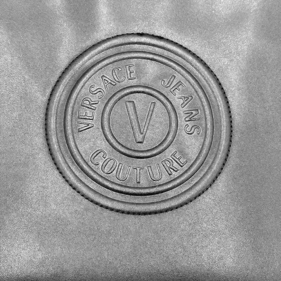 Versace Jeans Couture Logo Debossed Crossbody Bag (Like New!) has COA - Picture 5 of 11